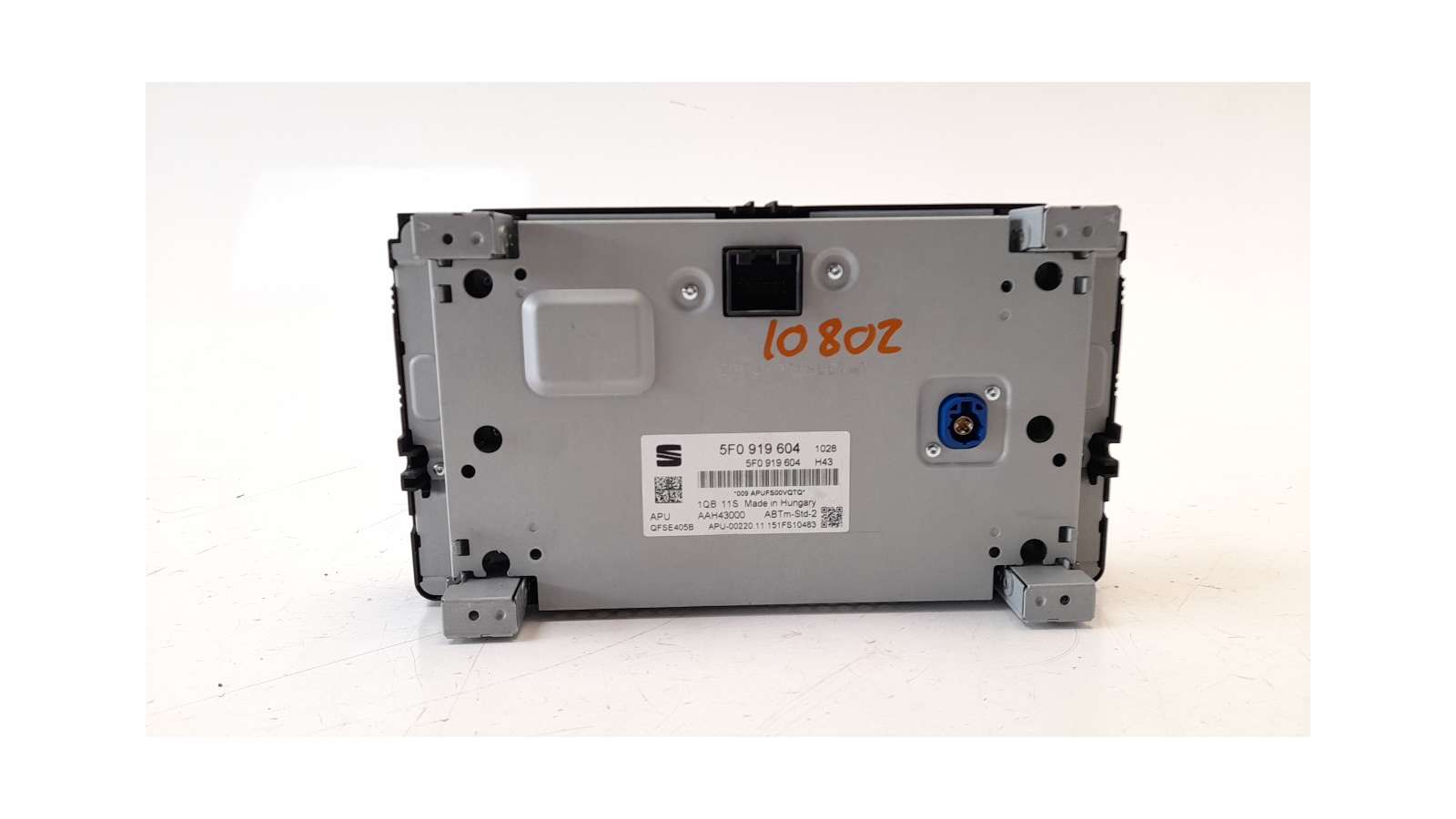Recambio de sistema audio / radio cd para seat ibiza (6p1) 2015-2017 1.2 tsi referencia OEM IAM 5F0919604   Recambio de sistema audio / radio cd para seat ibiza (6p1) 2015-2017 1.2 tsi referencia OEM IAM 5F0919604