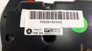 Recambio de mando climatizador para jeep cherokee 2014- 2.0 m-jet cat referencia OEM IAM P05091431AG   2