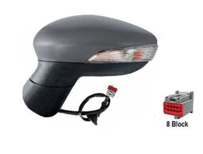 Recambio de retrovisor izquierdo para ford fiesta (cb1) 2008-2013 referencia OEM IAM 1753824 1051044014 FD3447324