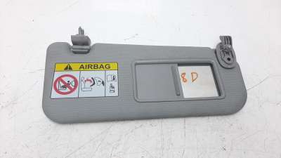 Recambio de parasol derecho para kia rio 2011-2016 1.2 cat referencia OEM IAM 852021W460DCM  