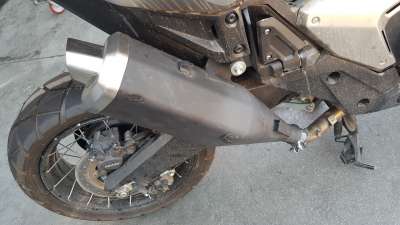 Recambio de tubo escape trasero para honda x-adv 2017- referencia OEM IAM 18310MKHD02  