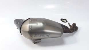 Recambio de silenciador trasero para kawasaki er 6 2012-2016 referencia OEM IAM HEGEH005   2