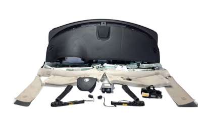 Recambio de kit airbag para jaguar xf 2007-2015 3.0 v6 diesel cat referencia OEM IAM C2Z17877AMT  