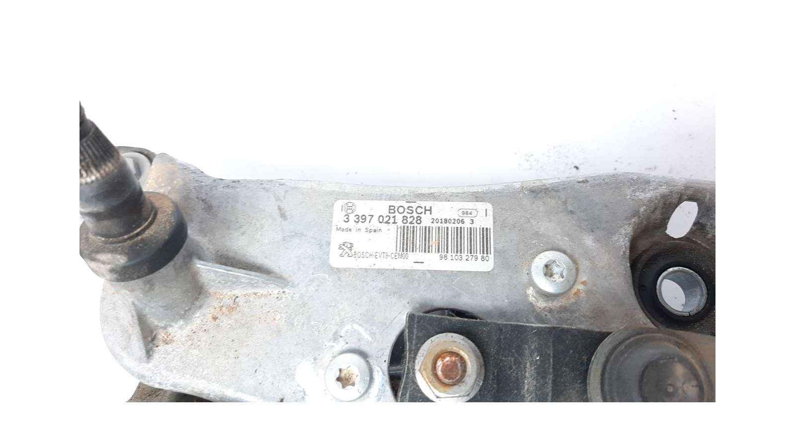 Recambio de motor limpia delantero para peugeot 308 2013- 1.2 12v e-thp referencia OEM IAM 9810327980   Recambio de motor limpia delantero para peugeot 308 2013- 1.2 12v e-thp referencia OEM IAM 9810327980