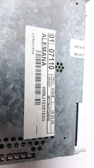Recambio de sistema audio / radio cd para seat ibiza (6j5) 2008-2015 1.4 16v referencia OEM IAM 6J1035153G  