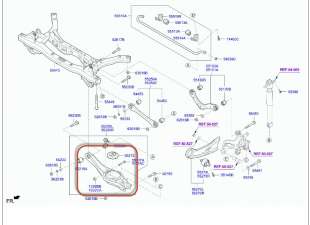Recambio de brazo suspension inferior trasero izquierdo para kia niro 2016- referencia OEM IAM 55210G2100   2