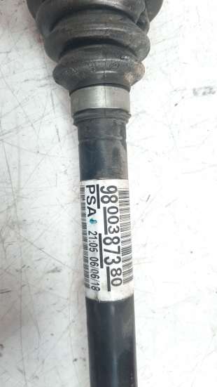 Recambio de transmision delantera izquierda para peugeot 2008 (--.2013) 2013-2019 1.2 12v e-thp referencia OEM IAM 9800387380 T3 2