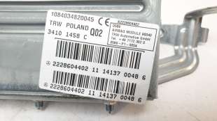 Recambio de airbag lateral trasero derecho para mercedes-benz clase s (w222) lim. 2012- 3.0 cdi cat referencia OEM IAM 222860440 2