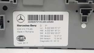 Recambio de modulo electronico para mercedes-benz clase s (w222) lim. 2012- 3.0 cdi cat referencia OEM IAM A2229005707 5DK010775 2