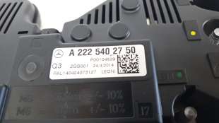Recambio de caja reles / fusibles para mercedes-benz clase s (w222) lim. 2012- 3.0 cdi cat referencia OEM IAM A2225402750   2