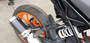 Recambio de estribo lateral para ktm 390 duke 2016- referencia OEM IAM 93003151033   2