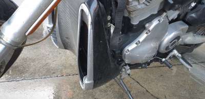 Recambio de carenado delantero izquierdo para harley-davidson vrsc 2001-2017 referencia OEM IAM 6615804DH  