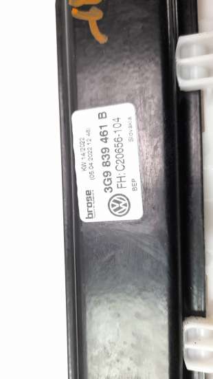 Recambio de elevalunas trasero izquierdo para volkswagen passat variant (cb5) 2019- 2.0 tdi referencia OEM IAM 3G9839461B 574226 2