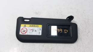 Recambio de parasol derecho para toyota corolla (e21) 2019- referencia OEM IAM 7431002L70C0  