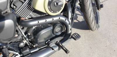 Recambio de colector escape para harley-davidson street 2014-2020 referencia OEM IAM 65600150  
