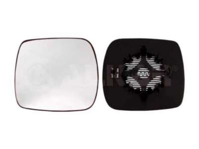 Recambio de cristal retrovisor izquierdo para renault kangoo 2008- referencia OEM IAM 7701068848 1051985018 RN9187510