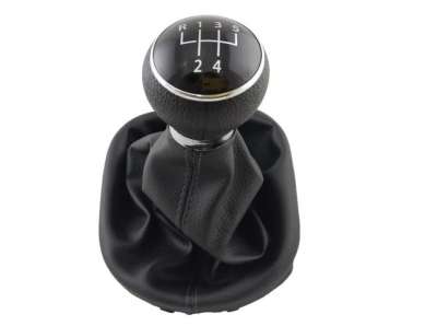 Recambio de pomo palanca cambio para volkswagen touran (1t1) 2003-2006 referencia OEM IAM 1T0711113R GZBVW012 