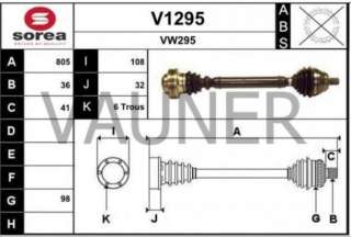 Recambio de transmision delantera derecha para volkswagen passat lim. (3g2) 2014- 1.8 tsi referencia OEM IAM 3Q0407272C  