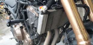 Recambio de radiador agua para honda cb 500f 2016- referencia OEM IAM 19010MKPDP1  