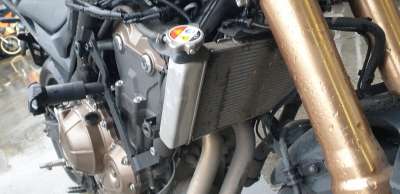 Recambio de radiador agua para honda cb 500f 2016- referencia OEM IAM 19010MKPDP1  