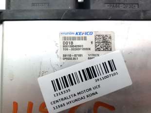 Recambio de centralita motor uce para hyundai kona 2017- 1.0 tgdi cat referencia OEM IAM 3911007101   2