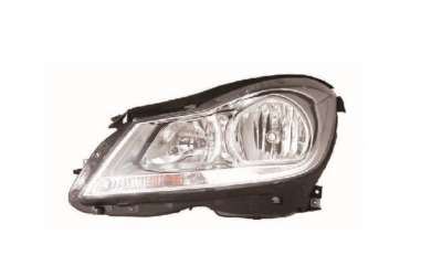 Recambio de faro izquierdo para mercedes-benz clase c (w204) berlina 2007-2011 referencia OEM IAM A2048204959 10113241002 ME4404