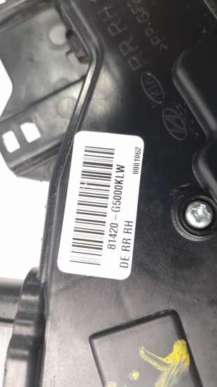 Recambio de cerradura puerta trasera derecha para kia niro 2016- referencia OEM IAM 81420G5000KLW   2