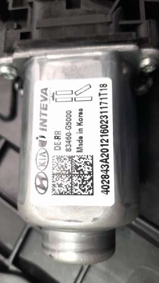Recambio de elevalunas trasero derecho para kia niro 2016- referencia OEM IAM 83480G5000   2