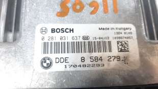 Recambio de centralita motor uce para bmw serie 3 lim. (f30) 2011-2015 318d referencia OEM IAM 8584279   2