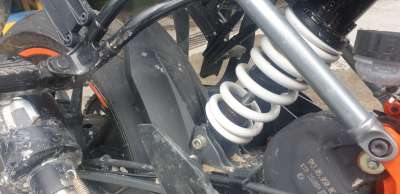 Recambio de guardabarros trasero para ktm 125 duke 2016- referencia OEM IAM 93004060100  