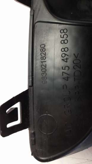 Recambio de rejilla paragolpes izquierda para opel corsa f 2019- 1.2 referencia OEM IAM 9830218280 107167617  2