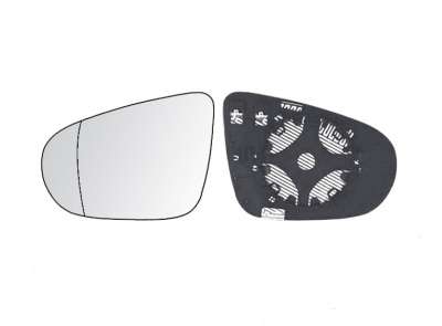 Recambio de cristal retrovisor izquierdo para volkswagen golf vi (5k1) 2008-2012 referencia OEM IAM 5K0857521 1052346020 VG03875