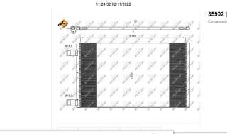 Recambio de condensador / radiador aire acondicionado para renault kangoo 2008- furgón maxi 2p profesional referencia OEM IAM 82