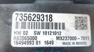 Recambio de mando climatizador para fiat nuova 500 (150) 2007- 1.2 cat referencia OEM IAM 735629318  
