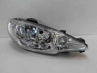 Recambio de faro derecho para peugeot 206 berlina 1998-2010 referencia OEM IAM 6205S9 10117210003 PG0094903