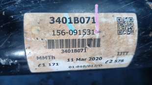 Recambio de transmision central trasera para mitsubishi l 200 (kl0/kj0) 2019- 2.2 di-d cat referencia OEM IAM 3401B071   2