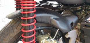 Recambio de guardabarros trasero para piaggio (vespa) piaggio medley 125 2019- medley 125ie iget referencia OEM IAM 1B001867  