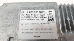 Recambio de modulo electronico para mercedes-benz clase c (w205) lim. 2013- c 200 (205.077) referencia OEM IAM A0009001322   2