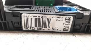 Recambio de caja reles / fusibles para citroën c4 cactus 2014- 1.6 blue-hdi fap referencia OEM IAM 9807531680   2