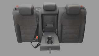 Recambio de asiento trasero medio para seat ateca (khp) 2020-2022 fr referencia OEM IAM 575885405BPDZO  