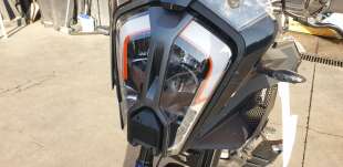 Recambio de faro delantero para ktm 1290 super adventure wh 2014-2020 1290 super adventure wh referencia OEM IAM 61914001000  