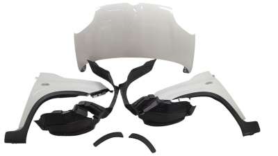 Recambio de morro completo para fiat panda (319) 2012- base (2020) referencia OEM IAM 96525563  
