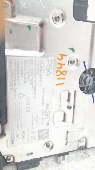 Recambio de antena para opel corsa f 2019- gs referencia OEM IAM 9860265180 9848946480  2