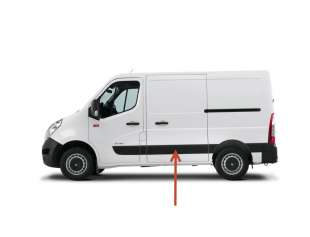 Recambio de moldura para renault master kasten 2010- referencia OEM IAM  107199289E