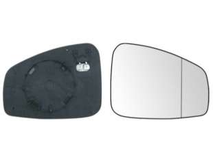 Recambio de cristal retrovisor derecho para renault megane iii berlina 5 p 2008-2016 referencia OEM IAM 963650005R 1051986015 RN