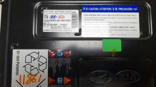 Recambio de bateria para kia stonic (ybcuv) 2017- drive referencia OEM IAM 375M0H8000   2