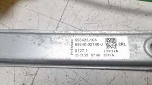 Recambio de elevalunas trasero izquierdo para toyota corolla (e21) 2019- hybrid style referencia OEM IAM 6984002740J   2