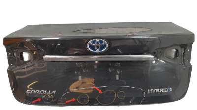 Recambio de tapa maletero para toyota corolla (e21) 2019- hybrid style referencia OEM IAM 6440102F30  