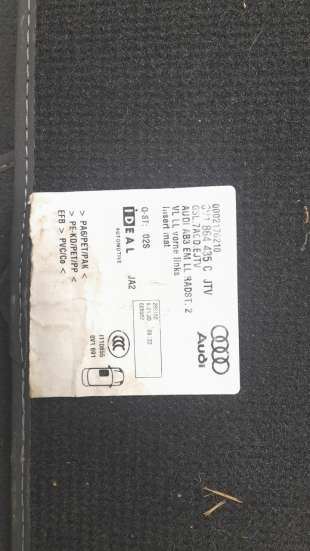 Recambio de juego alfombrillas para audi a3 sportback (8vf) 2016- referencia OEM IAM 8V1864435C   2