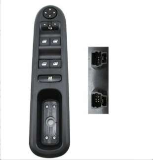 Recambio de mando elevalunas delantero izquierdo para peugeot 407 2004-2011 referencia OEM IAM 6554ER 106172492 IAF030007HQ